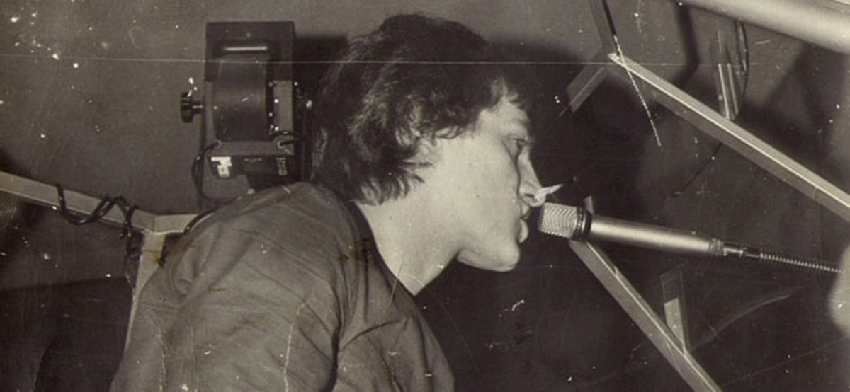 Beppe Loda at Le Cupole club, Manerbio, Italy, 1974.